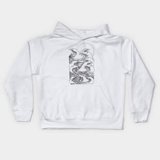 The great Waves Kids Hoodie